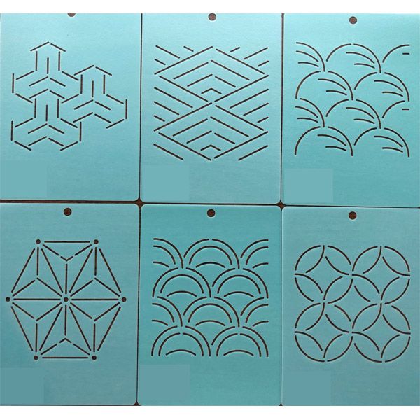 Sashiko Stencil Set 4"