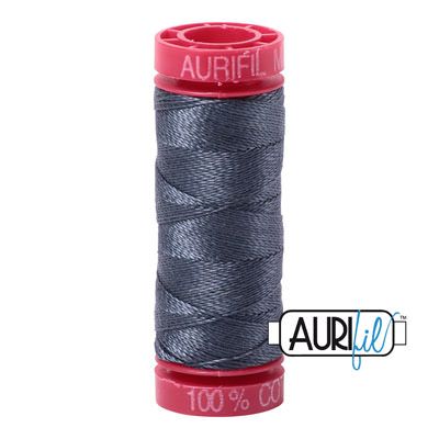 Aurifil 12 Cotton Thread 1158 Medium Grey