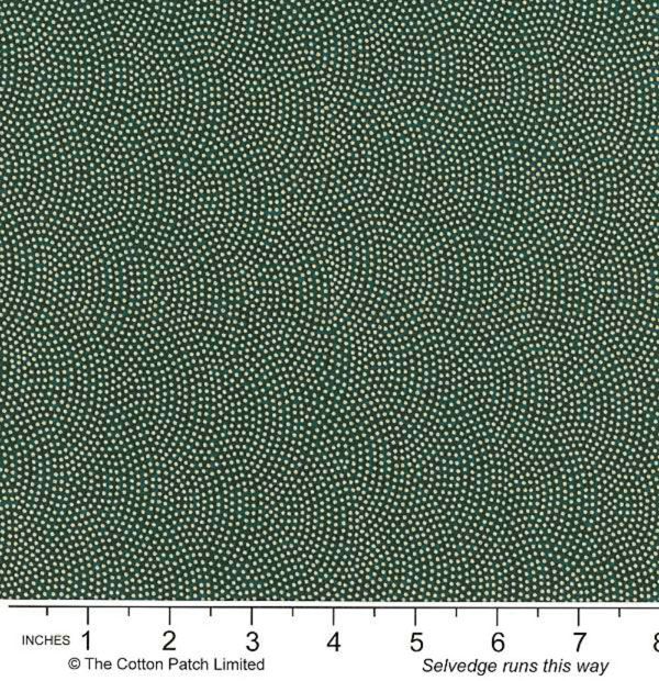 Sevenberry Classics fabric: Scallop Dots, Dark Green Sevenberry Classics fabric: Scallop Dots, Dark Green