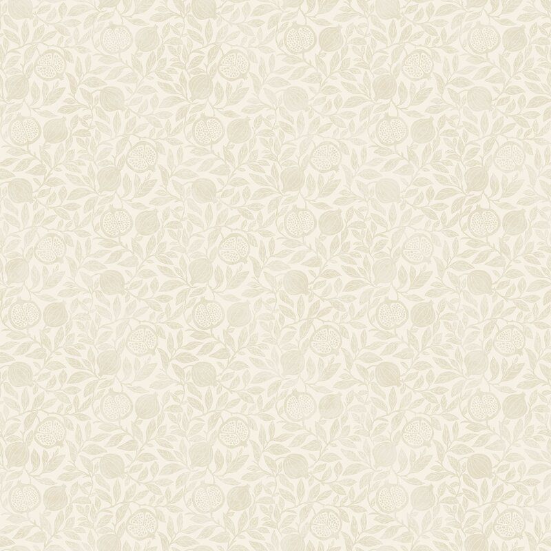 Pomegranate fabric, Pom-Blender, Cream