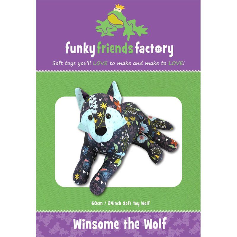 Funky Friends Factory: Winsome Wolf Soft Toy Pattern