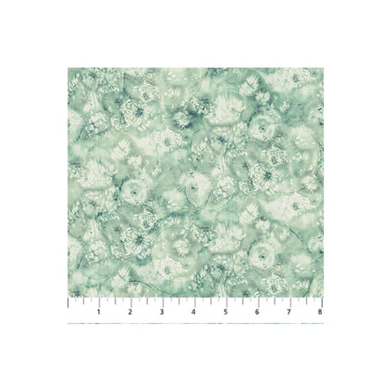 Whisper fabric: Scattered Flowers, Green