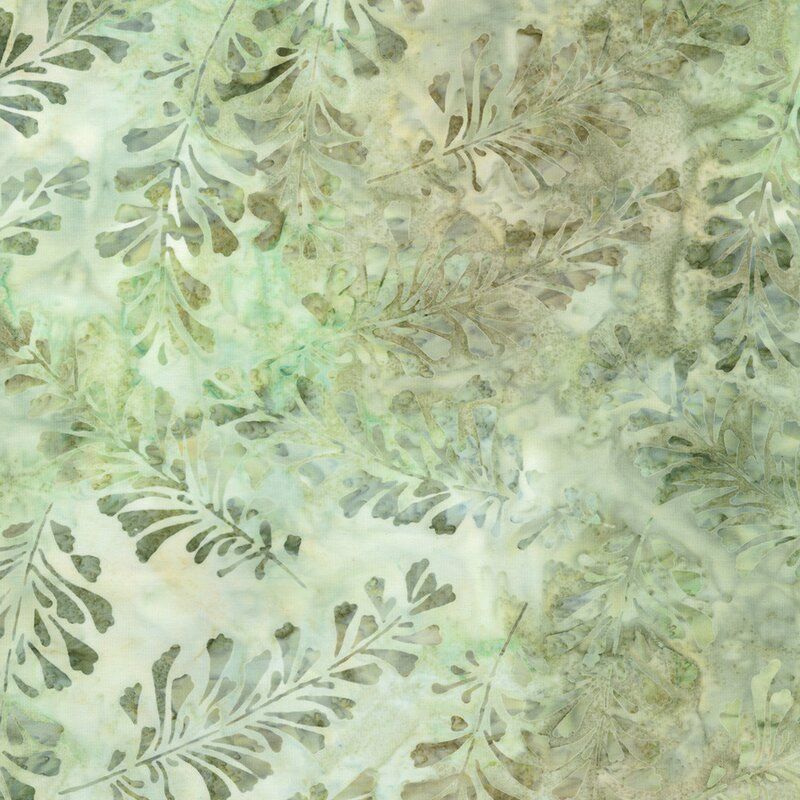 Morning Mist Batik fabric: Pistachio Morning Mist Batik fabric: Pistachio