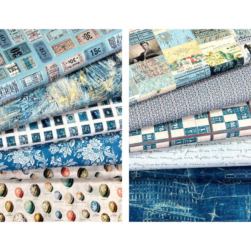 Tim Holtz Eclectic Elements Palette Teal + Blue 10" Patchwork Palette Tim Holtz Eclectic Elements Palette Teal + Blue 10" Patchwork Palette