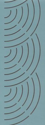 Quilt Stencil  3" Bishop's Fan