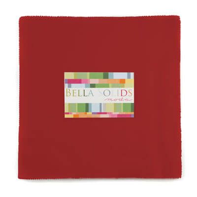 Moda Bella Solids Junior Layer Cake Christmas Red Moda Bella Solids Junior Layer Cake Christmas Red