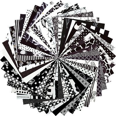 Monochrome 5" Charm Pack