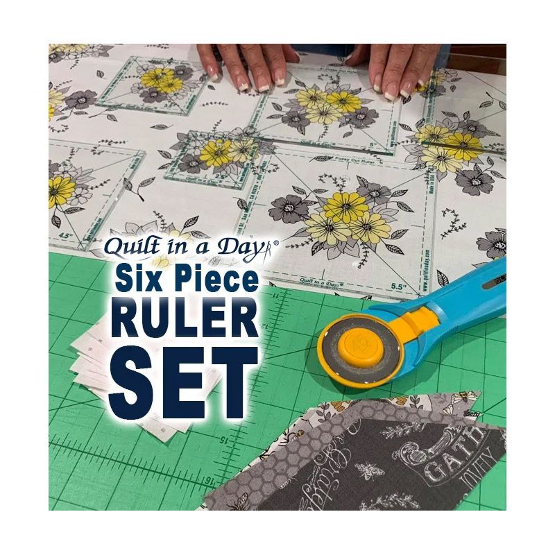 The Complete Fussy Cut Ruler Set of 6