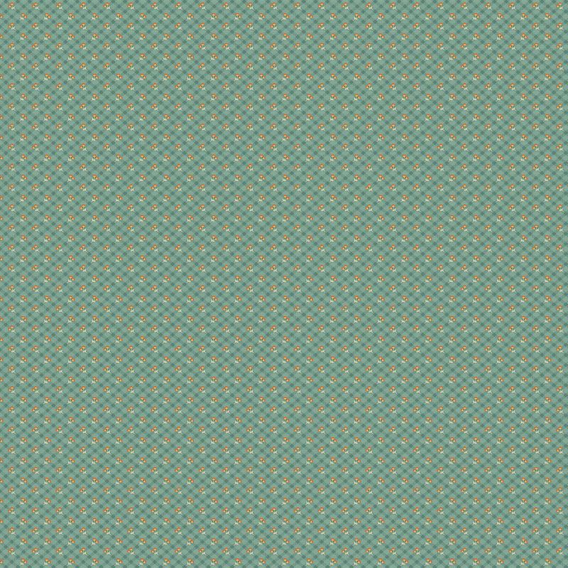 Autumn Woods fabric: Harvest Check, Teal Autumn Woods fabric: Harvest Check, Teal
