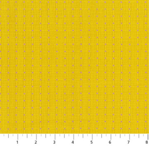 Garden Variety fabric: Woven Dot Grid, Vintage