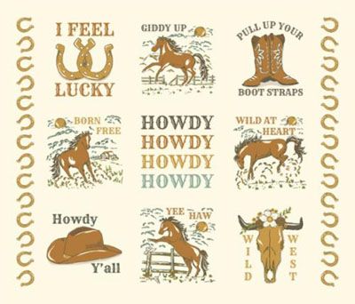 Fabric Panels: Ponderosa Panel 90cm Panel Fabric Panels: Ponderosa Panel 90cm Panel