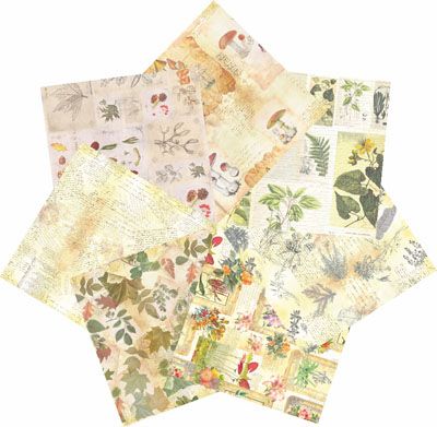 Herbarium Fabric: Herbarium Fat Quarter Bundle Herbarium Fabric: Herbarium Fat Quarter Bundle