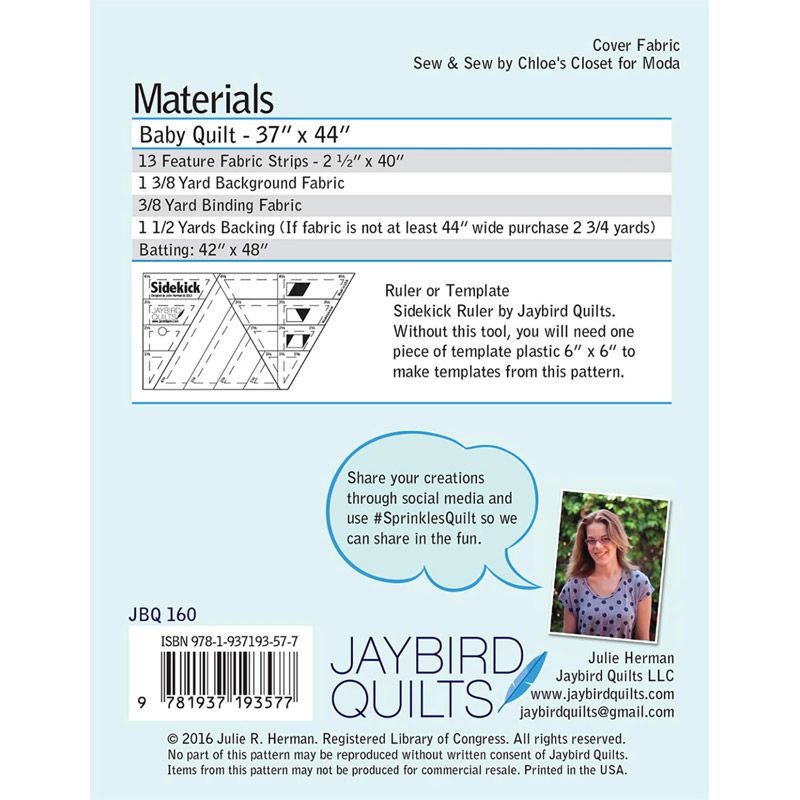 Sprinkles Baby Quilt Pattern Sprinkles Baby Quilt Pattern