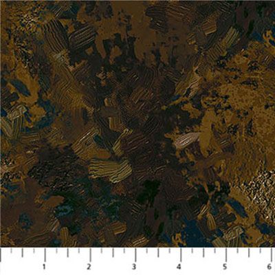 First Snow fabric, Bark, Brown
