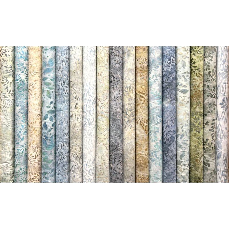 Morning Mist Batik 10" Patchwork Palette