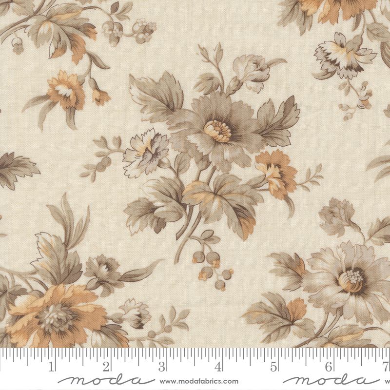 Joie De Vivre fabric, Cosmos, Pearl Roche