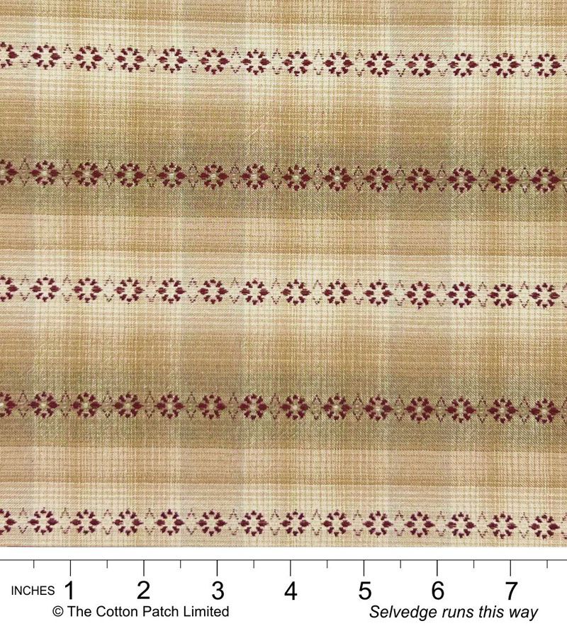 Tochio Yarn-Dyed fabric: Flowerline, Harvest