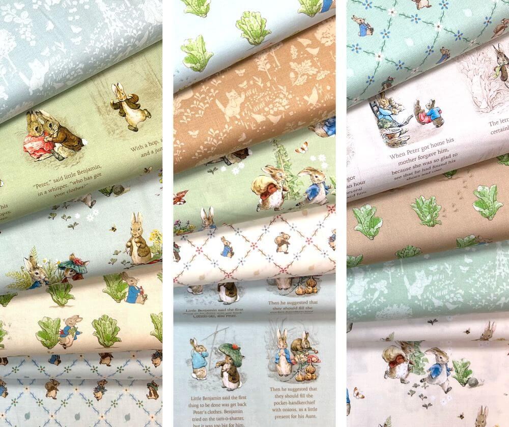 Peter Rabbit and Benjamin Bunny 5" Charm Pack