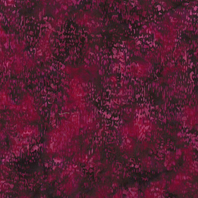 Hoffman Bali Batiks fabric, Burgundy