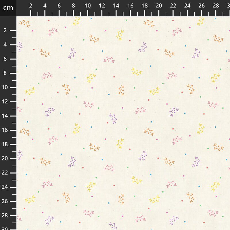 Miniatures fabric: Kitten