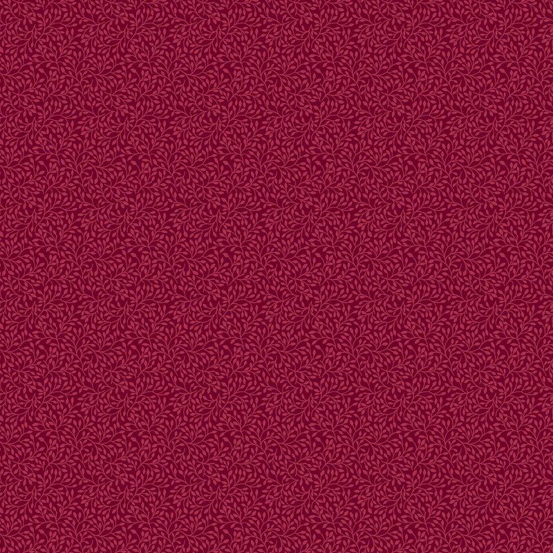 Pomegranate fabric, Leaf Blender, Red Pomegranate fabric, Leaf Blender, Red