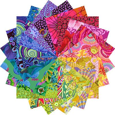 Kaffe Fassett Rainbow Jewels 10" Patchwork Palette