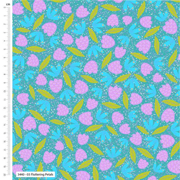 Dragonflies Fabric: Fluttering Petals Dragonflies Fabric: Fluttering Petals