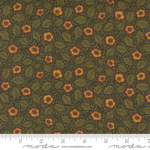 Morris Manor fabric: Antipodes, Ebony Morris Manor fabric: Antipodes, Ebony