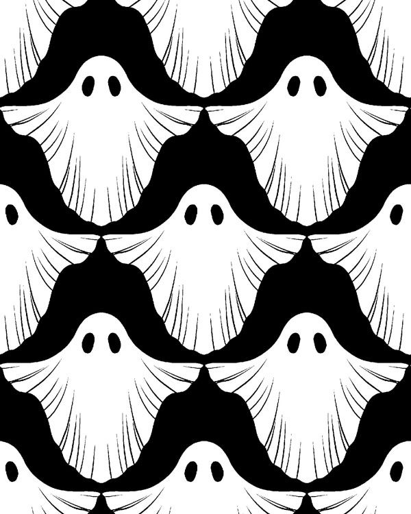 Halloween fabrics: Scaredy Cat, Ghosts Halloween fabrics: Scaredy Cat, Ghosts
