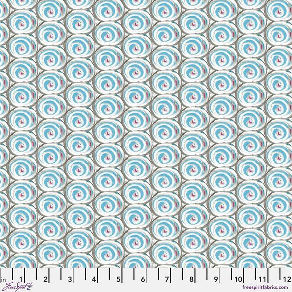 Dance of Dreams fabric: Eye Spy, Blue