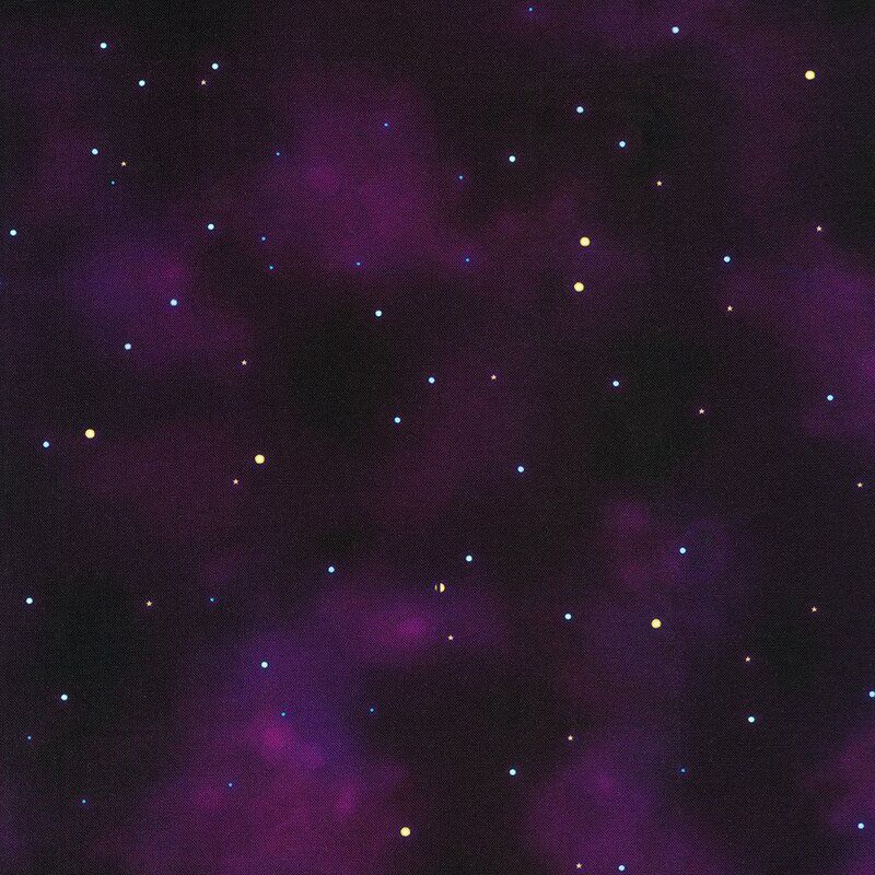 Night Fable fabric: Midnight Purple