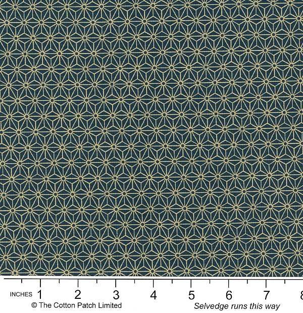 Sevenberry Classics fabric: Asanoha, Blue-Grey