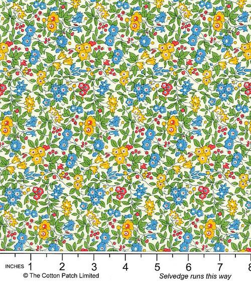 Liberty fabric: Forget Me Not Blossoms, Summer Liberty fabric: Forget Me Not Blossoms, Summer