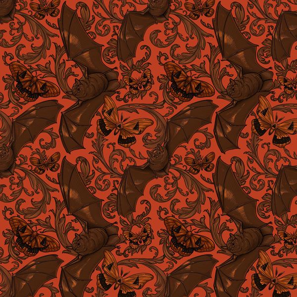 Halloween fabrics: Mystic Moonlight, Bats Halloween fabrics: Mystic Moonlight, Bats