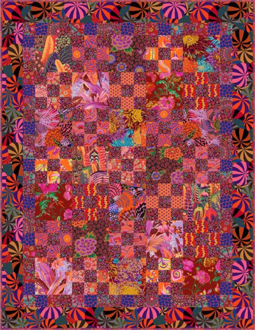 Classic Rosy 9 Patch Quilt Kit Classic Rosy 9 Patch Quilt Kit