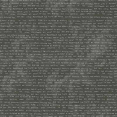 Memories Rainy Sundays Graphite (per 1/4 metre)