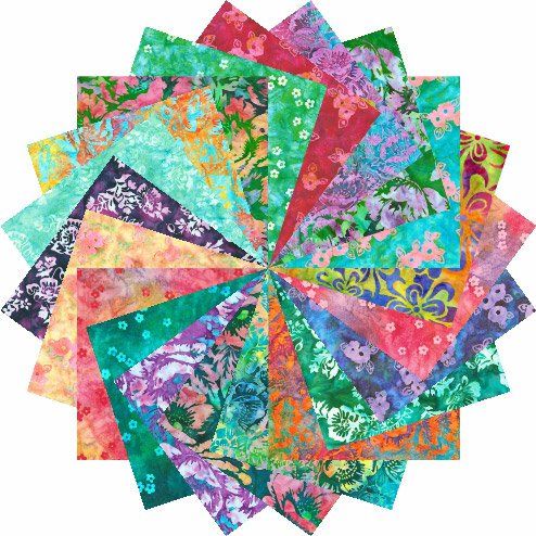 Wild Poppies 5" Charm Pack