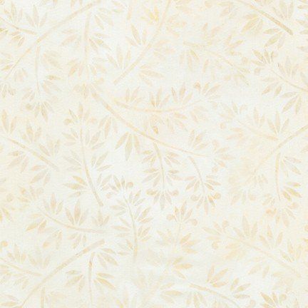Morning Mist Batik fabric: Ivory