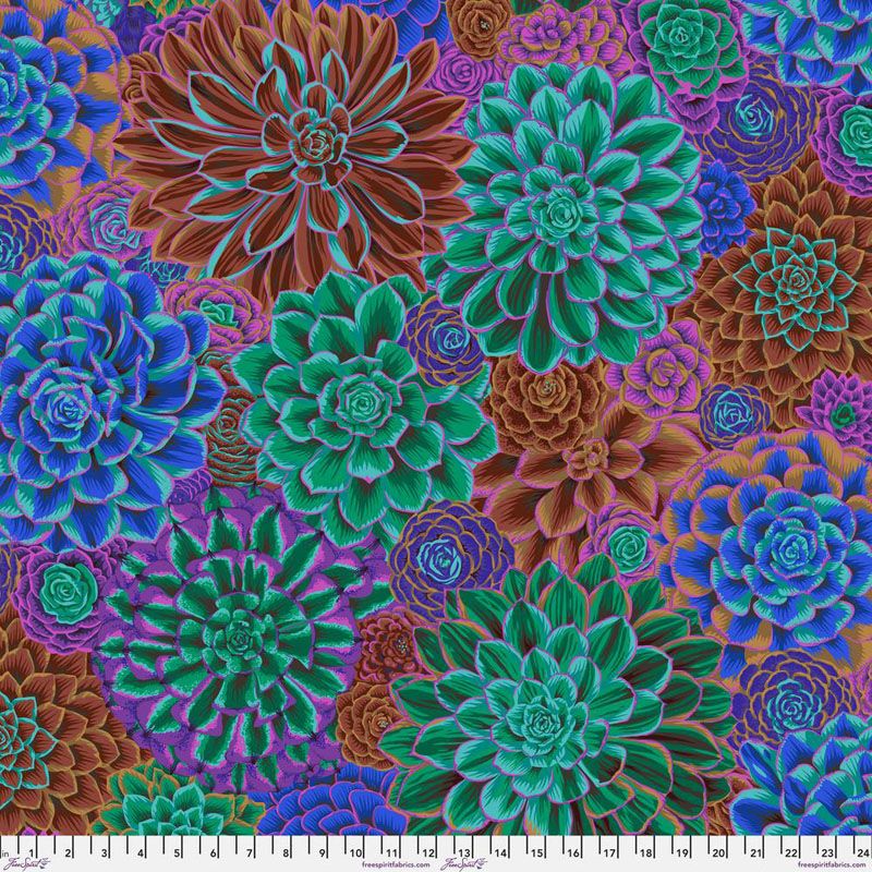 Kaffe Fassett Collective Fabric: House Leeks Drama