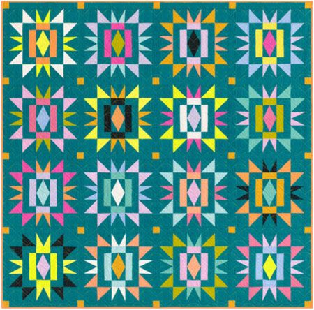 Sienna Burst Quilt Kit Sienna Burst Quilt Kit