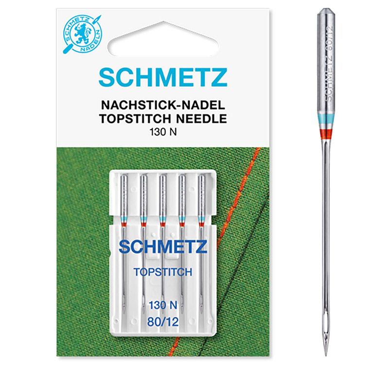 Schmetz Topstitch Sewing Machine Needles Size 80/12 Schmetz Topstitch Sewing Machine Needles Size 80/12
