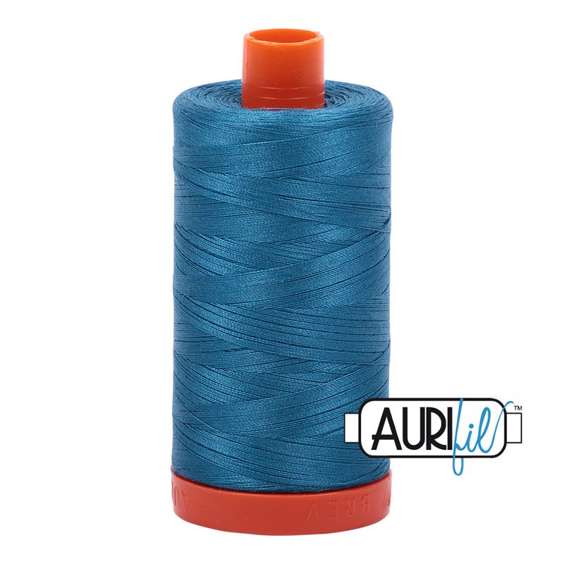 Aurifil 50 Thread Medium Teal 1125