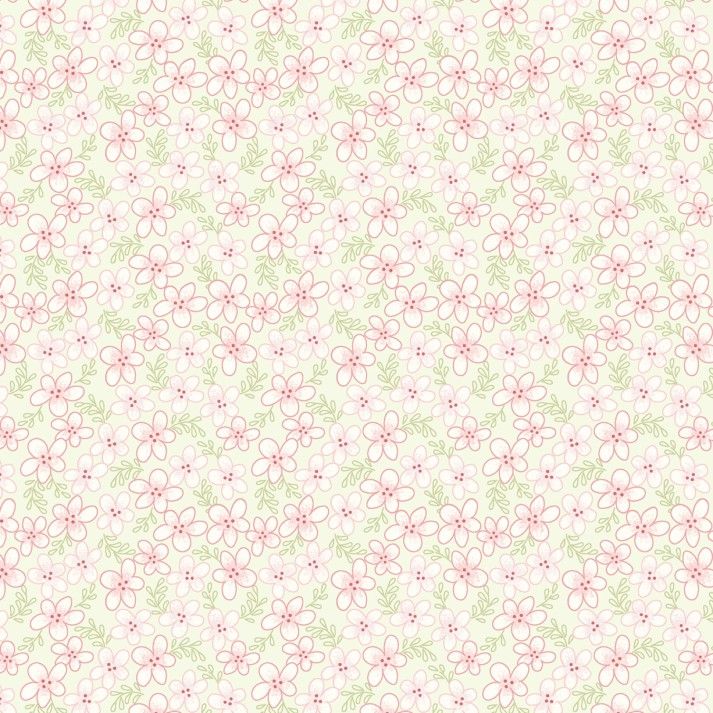 Quilters Coordinates Fabric: Tea for Two, Pink