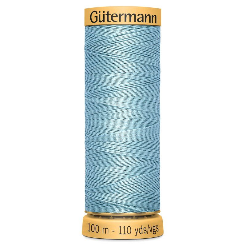 Gutermann Natural Cotton 100m Light Teal Col 7227 Gutermann Natural Cotton 100m Light Teal Col 7227