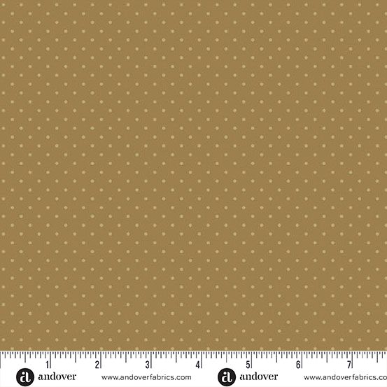 Poppy Seeds fabric: Poppy Seeds, Mocha