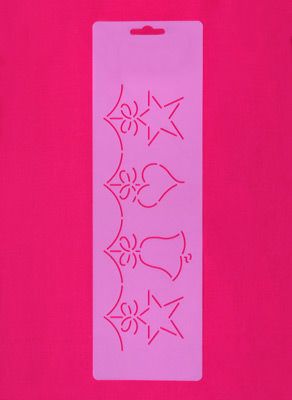 Quilt Stencil  3" Christmas Garland