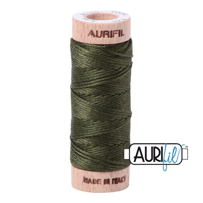 Aurifil Floss Cotton Thread 5023 Medium Green Aurifil Floss Cotton Thread 5023 Medium Green