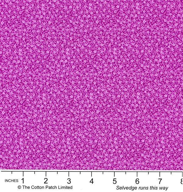 Country Cuttings Fabrics Starflower Lilac