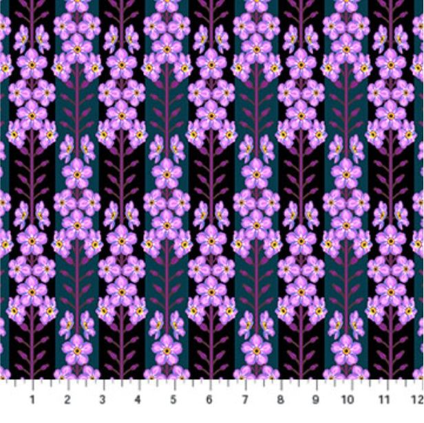 Iconic fabric: Forget-me-nots, Lush Iconic fabric: Forget-me-nots, Lush