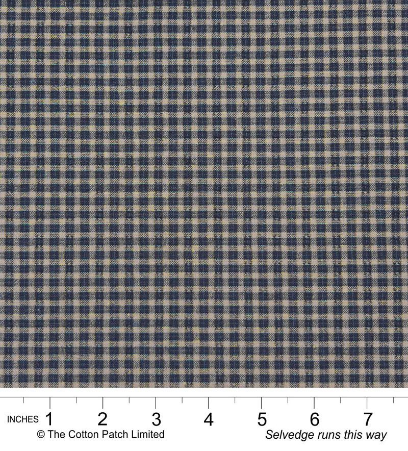 Tochio Yarn-Dyed fabric: Gingham, Storm